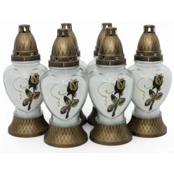 ZNICZ RÓŻA - 254 ( 1 opakowanie 6 szt. )